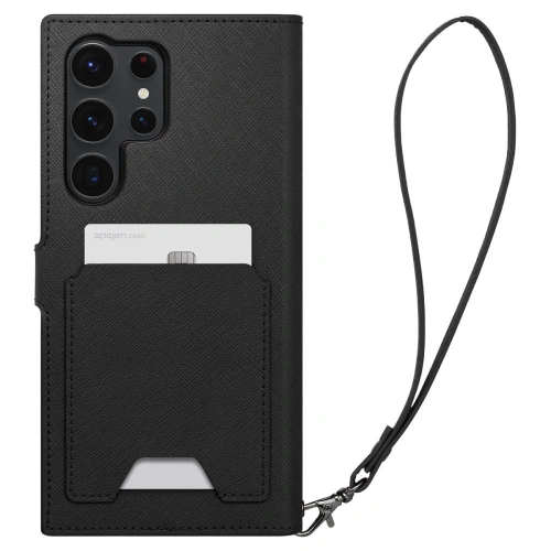 Kup Etui Spigen Wallet S Plus Samsung Galaxy S23 Ultra Fekete - SPN2736 - {ean13} - Sklep Home Screen