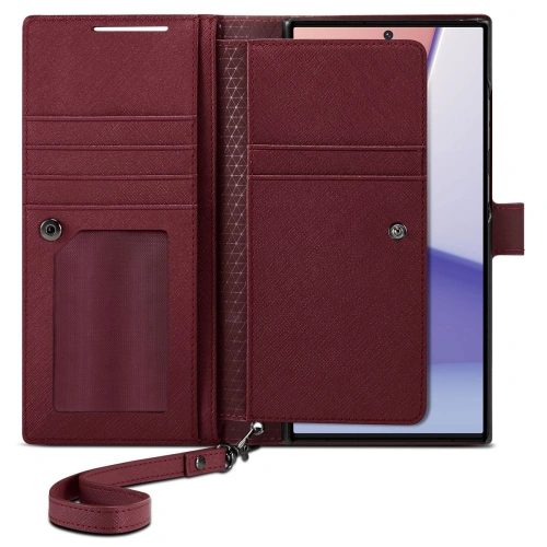 Kup Etui Spigen Wallet S Plus Samsung Galaxy S23 Ultra Bordó - SPN2737 - {ean13} - Sklep Home Screen