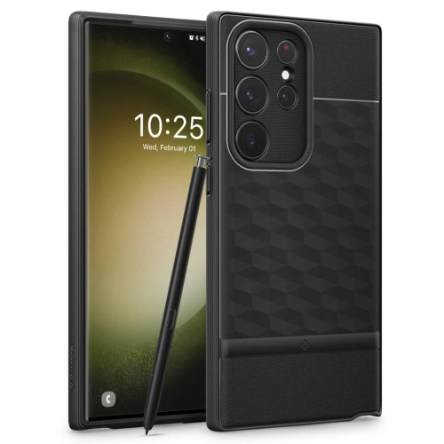 Kup Case Caseology Parallax Samsung Galaxy S23 Ultra Matt Schwarz - CSL93 - {ean13} - Sklep Home Screen