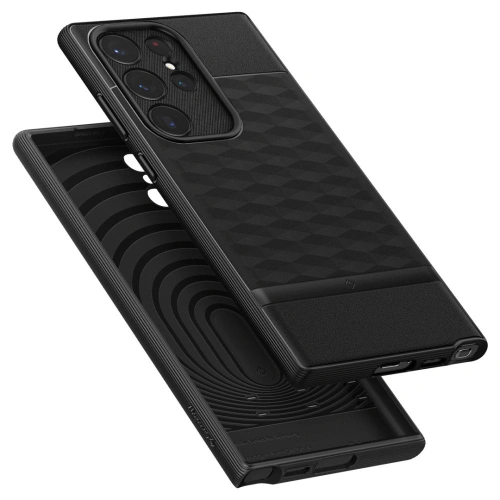 Kup Case Caseology Parallax Samsung Galaxy S23 Ultra Matt Schwarz - CSL93 - {ean13} - Sklep Home Screen