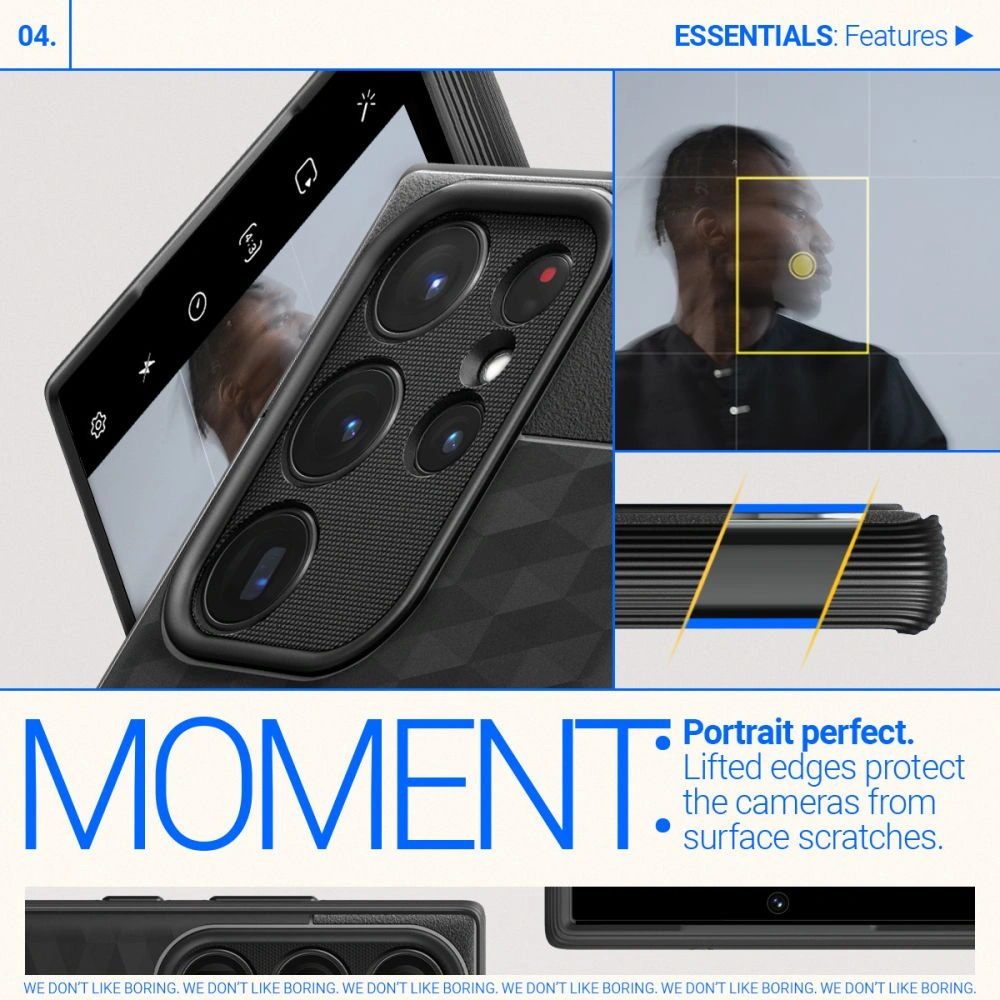 Etui Caseology Parallax Samsung Galaxy S23 Ultra Matte Black