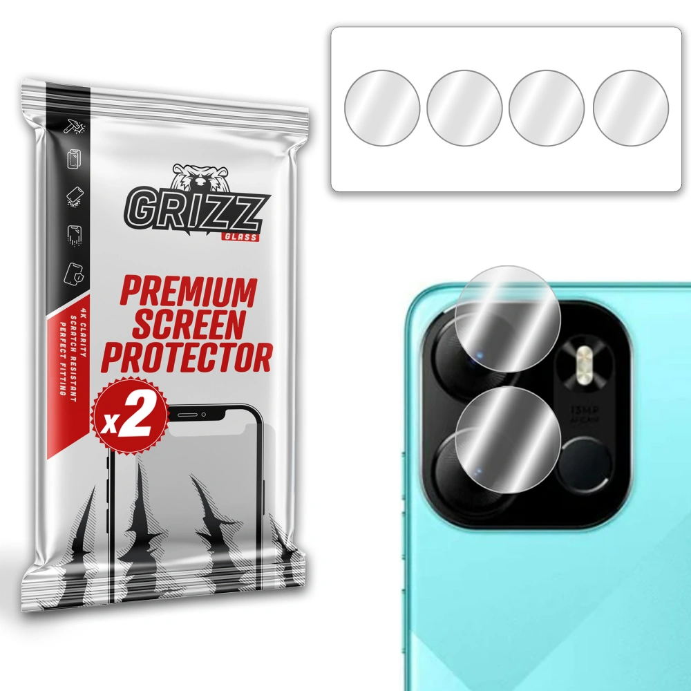 Szkło na aparat GrizzGlass HybridGlass Camera do Tecno Pop 7 Pro