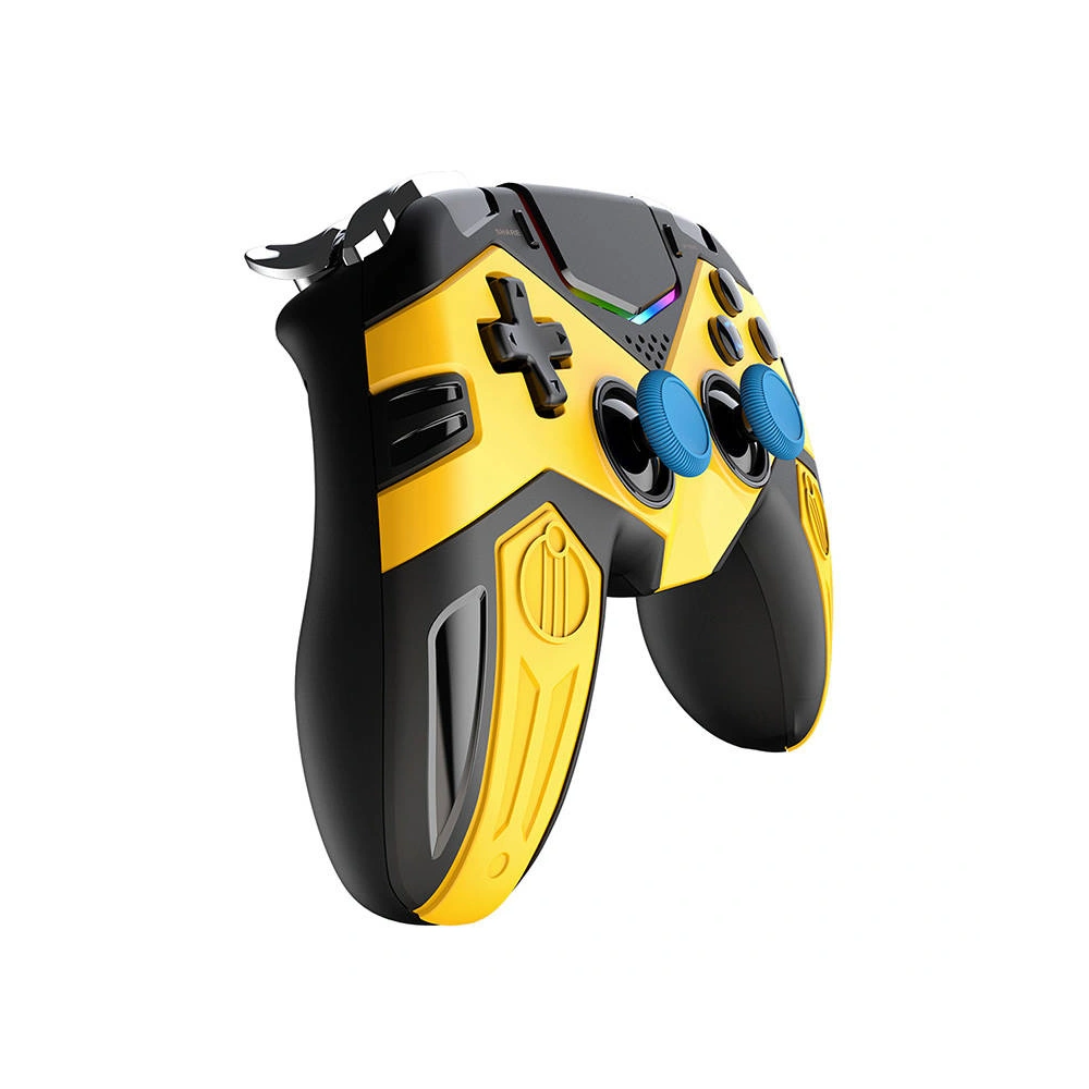 Kontroler bezprzewodowy iPega GamePad PG-P4019A touchpad PS4 (żółty)