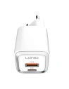 Hálózati töltő MFi LDNIO A2318M, USB-C+USB, USB-C Lightning-hez 20W