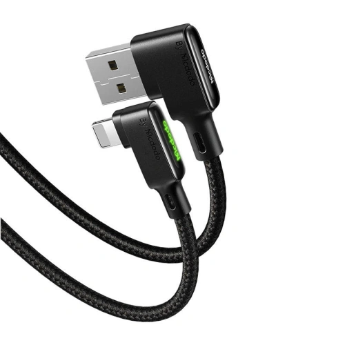 Kup Cablul unghiular Mcdodo CA-7510 USB-A/Lightning, 1.2m (negru) - MDD58 - {ean13} - Sklep Home Screen