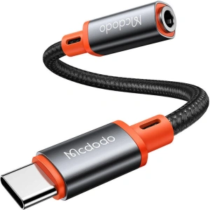 Kup Audió adapter Mcdodo CA-7561 USB-C/AUX mini jack 3.5mm, DAC, 0.11m (fekete) - MDD60 - {ean13} - Sklep Home Screen