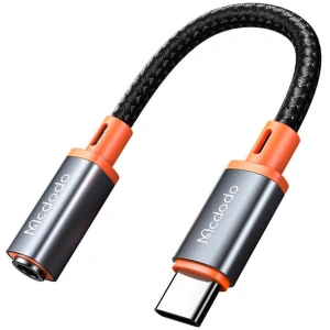 Kup Adapter audio Mcdodo CA-7561 USB-C/AUX mini jack 3.5mm, DAC, 0.11m (czarny) - MDD60 - {ean13} - Sklep Home Screen