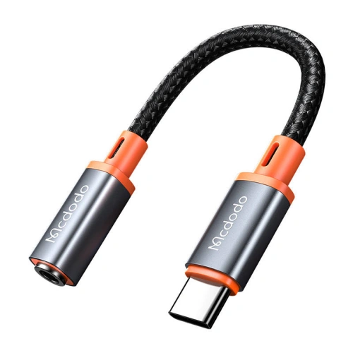 Kup Adapter audio Mcdodo CA-7561 USB-C/AUX mini jack 3.5mm, DAC, 0.11m (czarny) - MDD60 - {ean13} - Sklep Home Screen