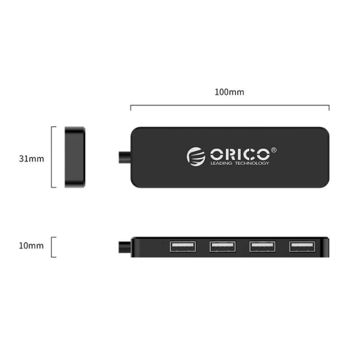 Kup Adapter Hub Orico, USB 4x USB-hoz (fekete) - ORC65 - {ean13} - Sklep Home Screen