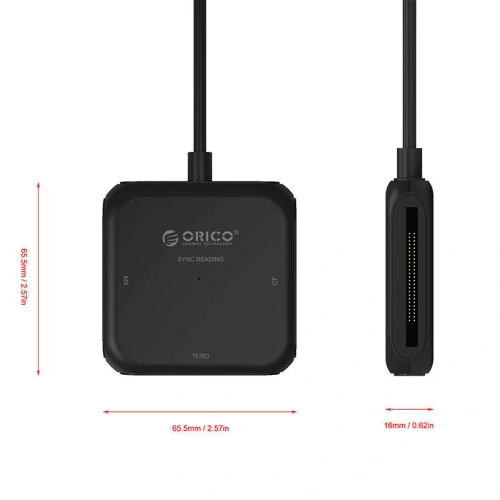 Buy Orico Card reader 4in1 USB 3.0 (black) - ORC70 - {ean13} - Home Screen Store Europe