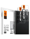 Tvrzené sklo na zařízení Spigen GLAS.tR Ez Fit Optik Pro Samsung Galaxy S23 Ultra Black [2 PACK]