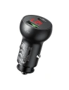 Autonabíječka Mcdodo CC-7030, USB + USB-C, s displejem, 45W (černá)