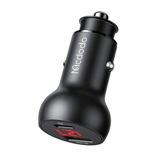 Kup Autonabíječka Mcdodo CC-7030, USB + USB-C, s displejem, 45W (černá) - MDD67 - {ean13} - Sklep Home Screen
