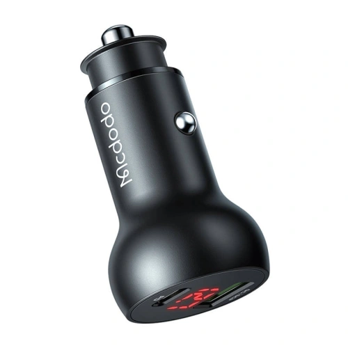 Kup Autonabíječka Mcdodo CC-7030, USB + USB-C, s displejem, 45W (černá) - MDD67 - {ean13} - Sklep Home Screen