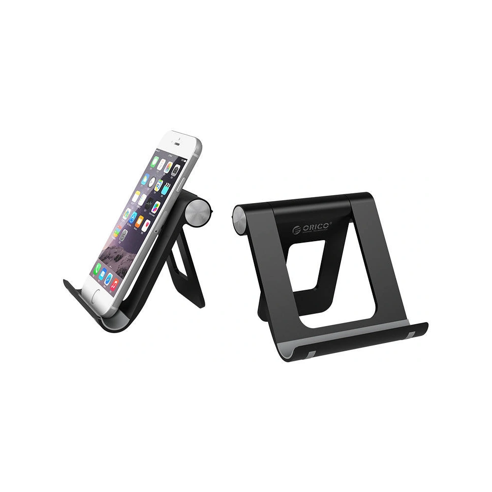 Podstawka na telefon Orico, składana (czarna)
