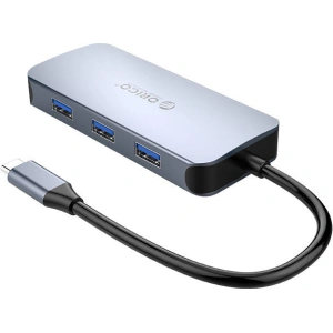 Kup Adapter Hub 6w1 Orico, HDMI 4K + 3x USB 3.0 + RJ45 + USB-C PD 100W - ORC78 - {ean13} - Sklep Home Screen