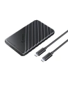 Orico External Hard Drive Enclosure HDD/SSD 2.5 inch 6 Gbps, USB-C 3.1 Gen1 (black)