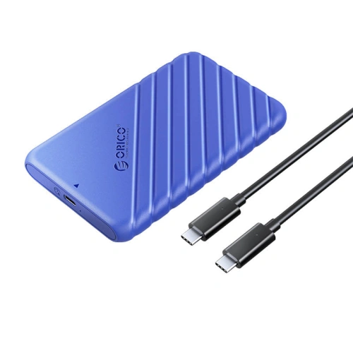 Buy Orico External Hard Drive Enclosure HDD/SSD 2.5 inch 6 Gbps, USB-C 3.1 Gen1 (blue) - ORC86 - {ean13} - Home Screen Store Europe
