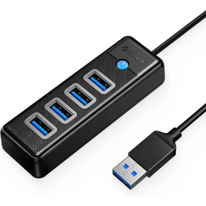 Kup USB adapter hub 4x USB 3.0 Orico, 5 Gbps, 0.15m (fekete) - ORC88 - {ean13} - Sklep Home Screen