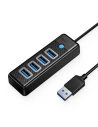 Kup USB adapter hub 4x USB 3.0 Orico, 5 Gbps, 0.15m (fekete) - ORC88 - {ean13} - Sklep Home Screen