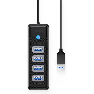 Kup USB adapter hub 4x USB 3.0 Orico, 5 Gbps, 0.15m (fekete) - ORC88 - {ean13} - Sklep Home Screen