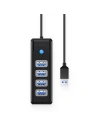 Kup USB adapter hub 4x USB 3.0 Orico, 5 Gbps, 0.15m (fekete) - ORC88 - {ean13} - Sklep Home Screen