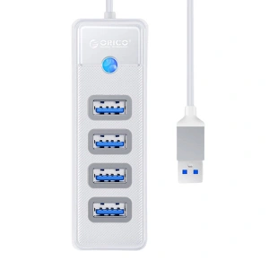 Buy Orico Adapter Hub USB to 4x USB 3.0 5 Gbps, 0.15m (white) - ORC89 - {ean13} - Home Screen Store Europe