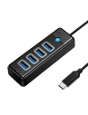 Kup USB-C adapter Hub 4x USB 3.0 Orico, 5 Gbps, 0.15m (fekete) - ORC90 - {ean13} - Sklep Home Screen