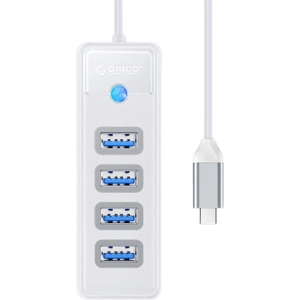 Buy Orico Adapter Hub USB-C to 4x USB 3.0 5 Gbps, 0.15m (white) - ORC91 - {ean13} - Home Screen Store Europe
