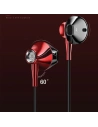 Buy USAMS EP-29 Earphones metal black HSEP2901 jack 3,5mm (US-SJ271) - USA872 - {ean13} - Home Screen Store Europe