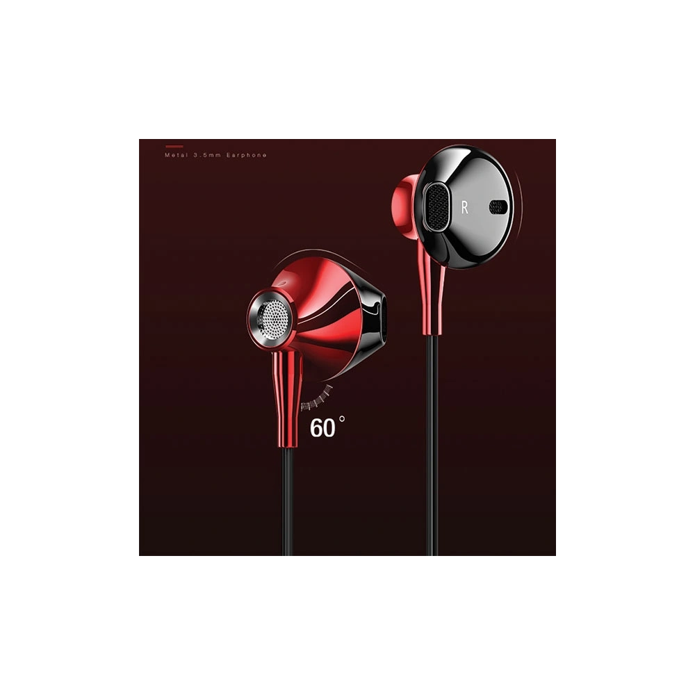 Słuchawki USAMS EP-29 metal czarny/black HSEP2901 jack 3,5mm (US-SJ271)