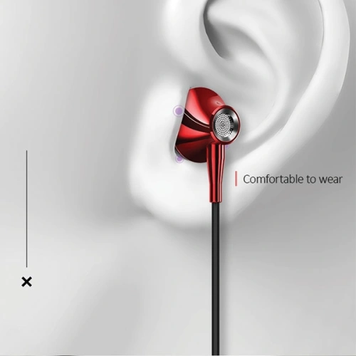 Buy USAMS EP-29 Earphones metal black HSEP2901 jack 3,5mm (US-SJ271) - USA872 - {ean13} - Home Screen Store Europe