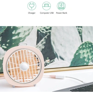 Kup Stolní ventilátor USAMS s lampičkou šedý/šedá (US-ZB065) - USA875 - {ean13} - Sklep Home Screen
