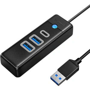 Kup USB Hub adapter 2x USB 3.0 + USB-C Orico, 5 Gbps, 0.15m (fekete) - ORC92 - {ean13} - Sklep Home Screen