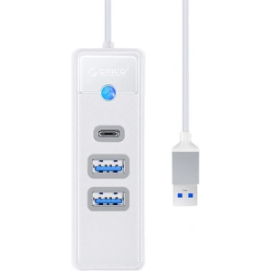 Buy Orico Adapter Hub USB to 2x USB 3.0 + USB-C 5 Gbps, 0.15m (white) - ORC93 - {ean13} - Home Screen Store Europe
