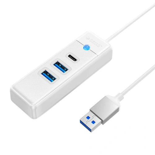 Buy Orico Adapter Hub USB to 2x USB 3.0 + USB-C 5 Gbps, 0.15m (white) - ORC93 - {ean13} - Home Screen Store Europe