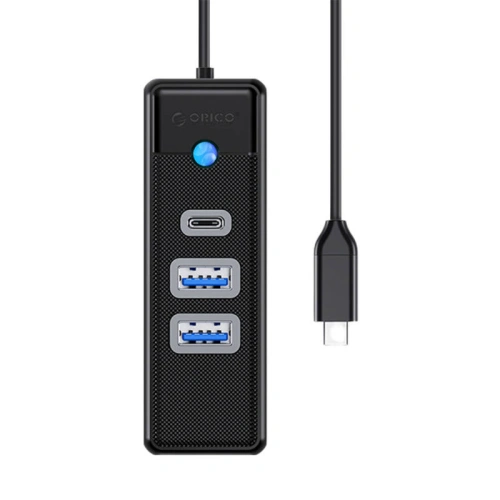Kup USB-C Hub Adapter zu 2x USB 3.0 + USB-C Orico, 5 Gbps, 0.15m (schwarz) - ORC94 - {ean13} - Sklep Home Screen
