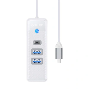 Buy Orico Adapter Hub USB-C to 2x USB 3.0 + USB-C 5 Gbps, 0.15m (white) - ORC95 - {ean13} - Home Screen Store Europe
