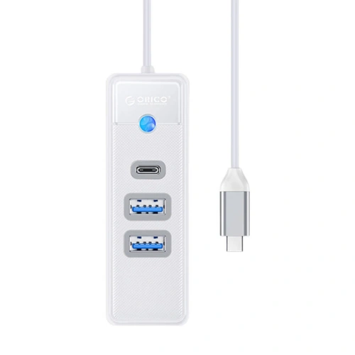Kup USB-C adapter hub 2x USB 3.0 + USB-C Orico, 5 Gbps, 0.15m (fehér) - ORC95 - {ean13} - Sklep Home Screen