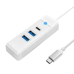 Kup USB-C adapter hub 2x USB 3.0 + USB-C Orico, 5 Gbps, 0.15m (fehér) - ORC95 - {ean13} - Sklep Home Screen