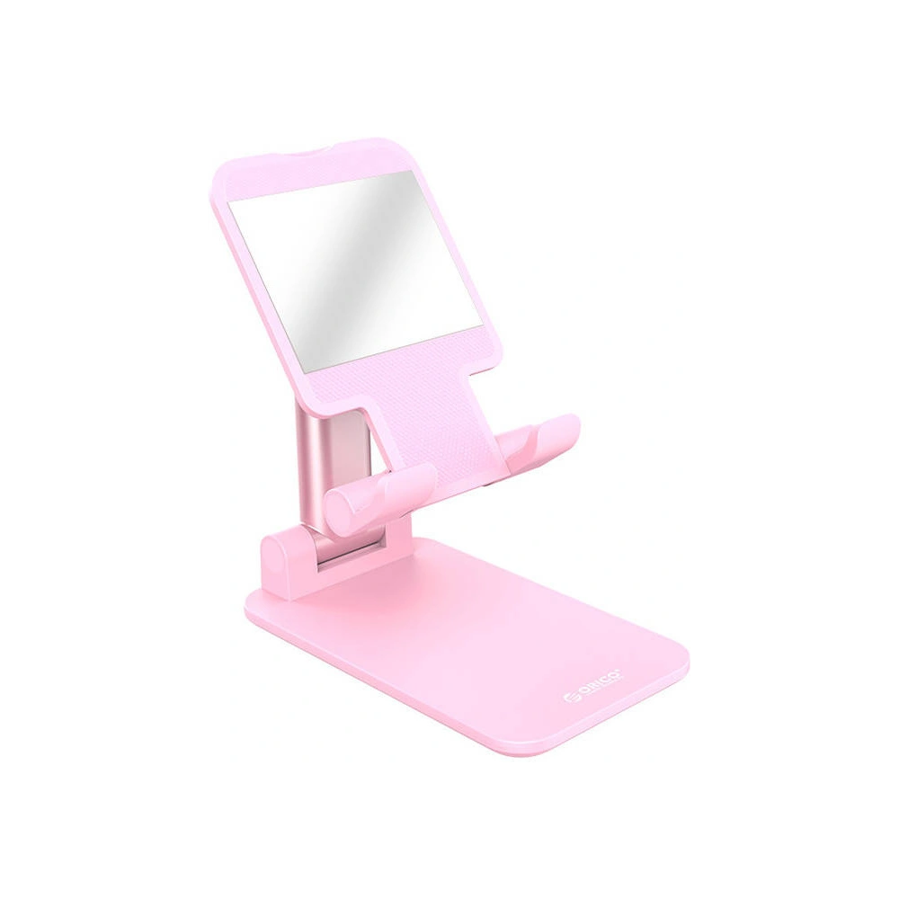 Podstawka na telefon Orico MPHJ-PK-BP, z lusterkiem (różowa)