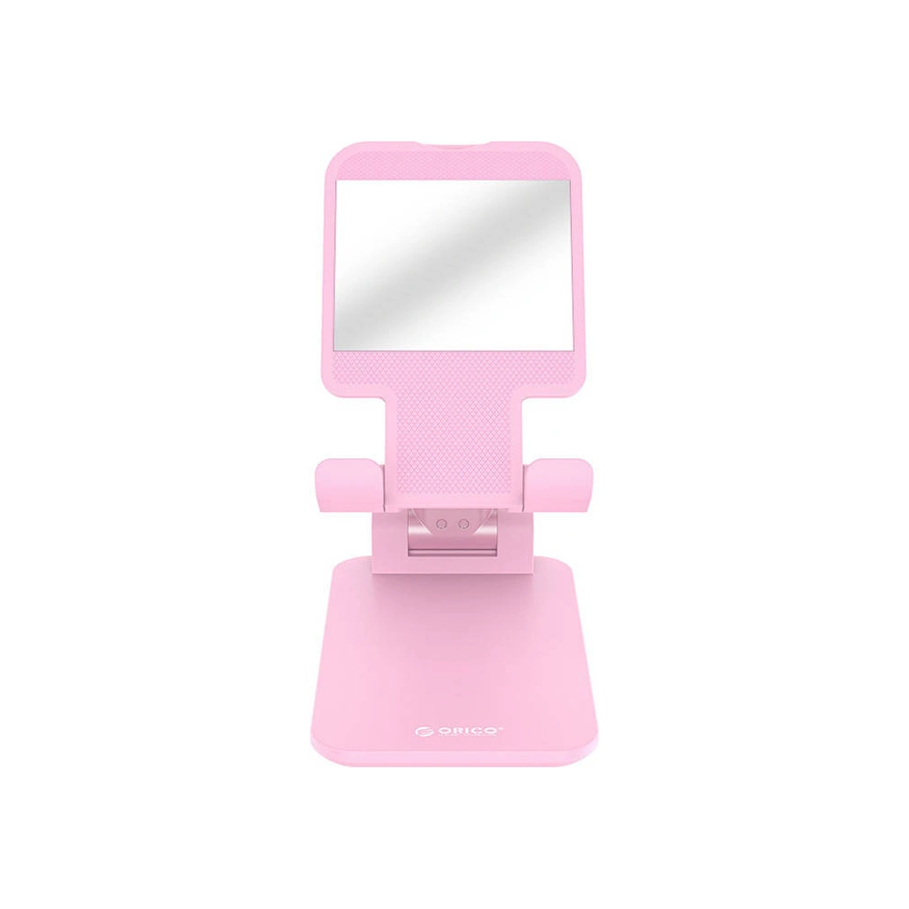 Podstawka na telefon Orico MPHJ-PK-BP, z lusterkiem (różowa)