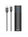 Carcasă externă pentru disc M.2 SATA, Orico PWM2-BK-EP, USB-C, 5Gbps (neagră)