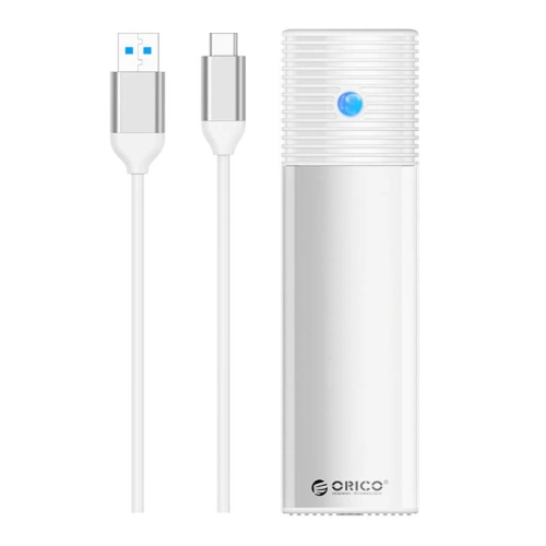Kup Obiect exterior pentru disc M.2 SATA, Orico PWM2-WH-EP USB-C, 5Gbps (argintie) - ORC131 - {ean13} - Sklep Home Screen
