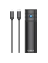 Carcasă externă pentru disk M.2 NVMe, Orico PWM2-G2-BK-EP, USB-C, 10Gbps (neagră)