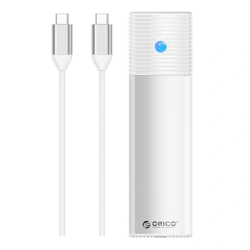 Kup Carcasa externă pentru disc M.2 NVMe, Orico PWM2-G2-WH-EP, USB-C, 10Gbps (argintie) - ORC133 - {ean13} - Sklep Home Screen