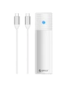 Carcasa externă pentru disc M.2 NVMe, Orico PWM2-G2-WH-EP, USB-C, 10Gbps (argintie)