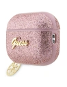 Kup Etui Guess GUAP2GLGSHP Apple AirPods Pro 2 husa roz/pink Glitter Flake 4G Charm - GUE2395 - {ean13} - Sklep Home Screen