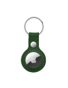Brelok Crong Leather Case with Key Ring Apple AirTag (zielony)