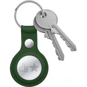 Kup Brelok Crong Leather Case with Key Ring Apple AirTag (zielony) - CRG587 - {ean13} - Sklep Home Screen